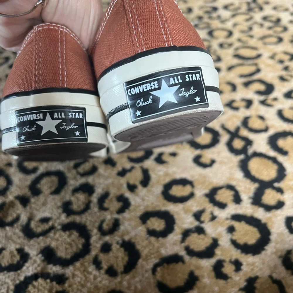 Converse Brown and White Sneakers Classic Style - Picture 4 of 9
